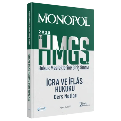 MONOPOL HMGS İcra ve İflas Hukuku Ders Notları