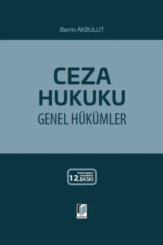 Ceza Hukuku Genel Hükümler