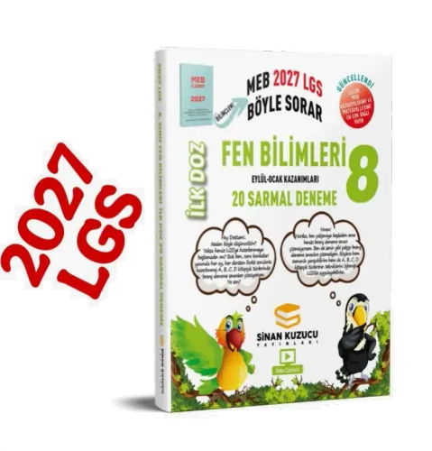 8. Sınıf 2027 Meb Böyle Sorar İlk Doz Sarmal Branş Denemeleri FEN BİLİMLERİ