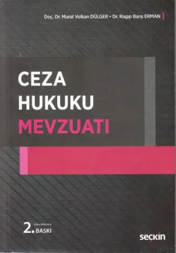 Ceza Hukuku Mevzuatı