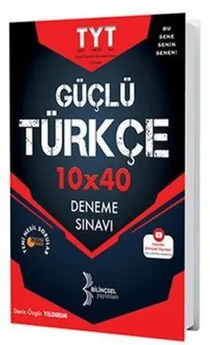 TYT Güçlü Türkçe Deneme Sınavı Bilinçsel Yayınları