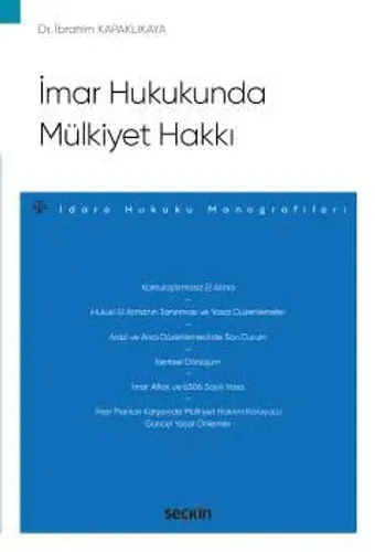 İmar Hukukunda Mülkiyet Hakkı