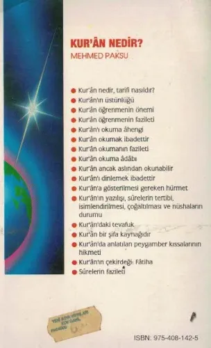 Kur'an Nedir? Mehmed Paksu Yeni Asya Neşriyat