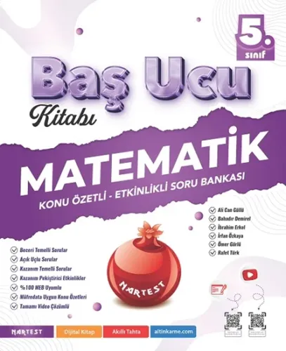 Nartest Yayınları 5. Sınıf Matematik Baş Ucu Kitabı Maarif Modeli