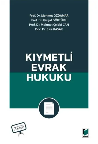 Kıymetli Evrak Hukuku