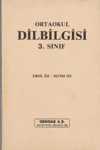 OrtaOkullarda Dİlbilgisi / 3.sınıf