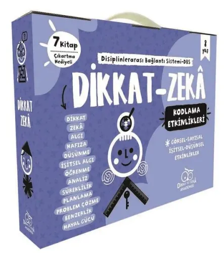 Dikkat - Zeka 2 Sınıf Seti - 8 Yaş (7 Kitap)