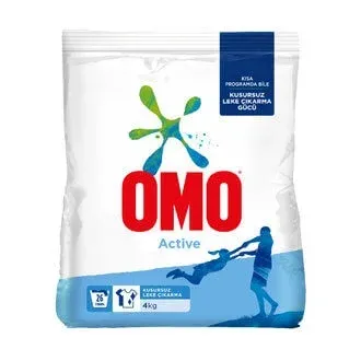 Omo Matik Active  4 Kg 26 Yıkama Kusursuz Lekeleri Çıkarma Gücü