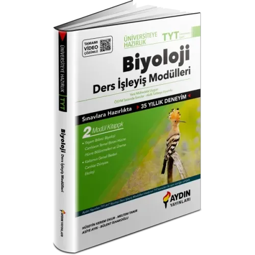 AYDIN ÜNİVERSİTEYE HAZIRLIK TYT BİYOLOJİ DERS İŞLEYİŞ MODÜLLERİ (KAMPANYALI ÜRÜN