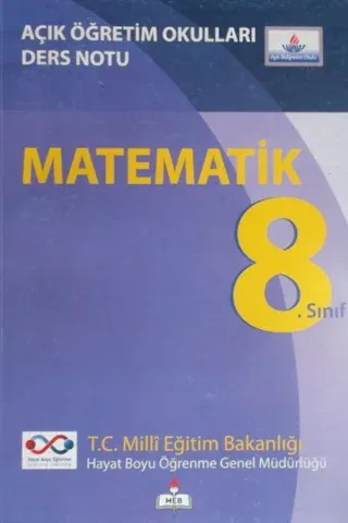 Matematik 8 Açıköğretim Ders Notu