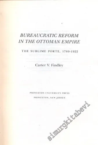 Bureaucratic Reform in the Ottoman Empire FOTOKOPİ