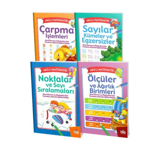 Akıllı Matematik Seti 4 Kitap - Halkkitabevi