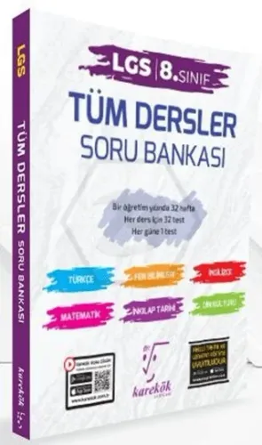 Karekök 8. Sınıf LGS Tüm Dersler Soru Bankası