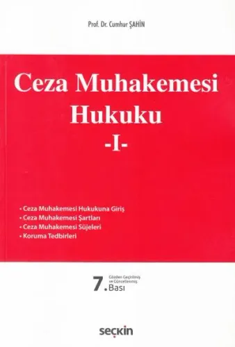 Ceza Muhakemesi Hukuku - I