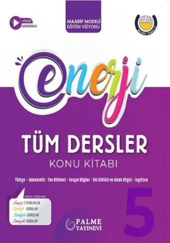 Palme Yayınları 5. Sınıf Tüm Dersler Konu Kitabı
