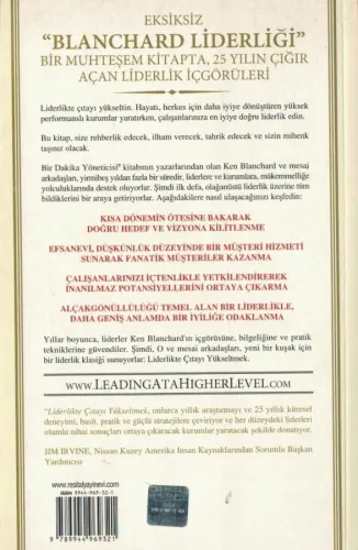 Liderlikte Çıtayı Yükseltmek : Liderlik ve Yüksek Performanlı Kurumlar