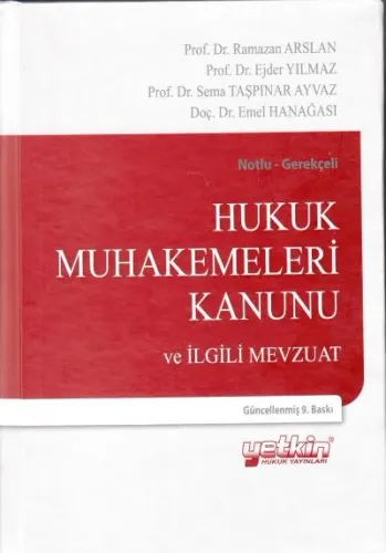 Hukuk Muhakemeleri Kanunu ve İlgili Mevzuat