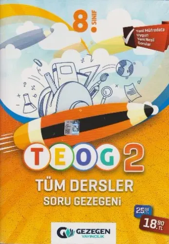 Gezegen 8. Sınıf TEOG 2 Tüm Dersler Soru Bankası