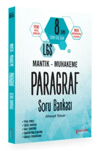 8. Sınıf LGS Mantık - Muhakeme Paragraf Soru Bankası
