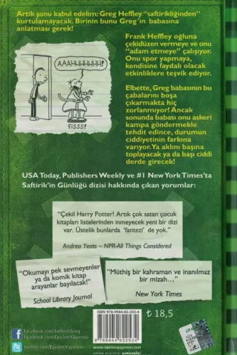 Saftirik Greg'in Günlüğü Türünün Son Örneği Jeff Kinney Epsilon Yayınc