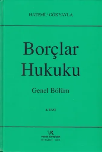 Borçlar Hukuku Genel Bölüm