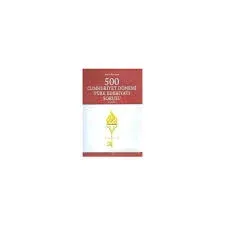 500 CUMHURİYET DÖNEMİ TÜRK EDEBİYATI SORUSU
