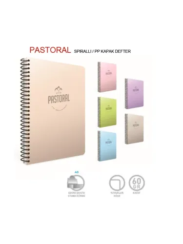 GIPTA PASTORAL SP PP KPK Defter 17x24 72 yp Kareli