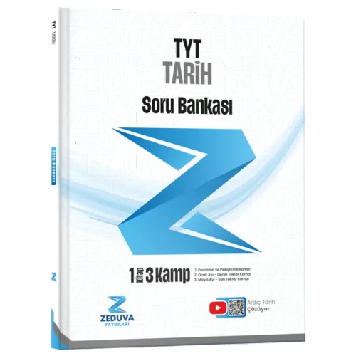 Zeduva Yayınları Ardıç Tarih TYT Tarih 1 Kitap 3 Kamp Soru Bankası