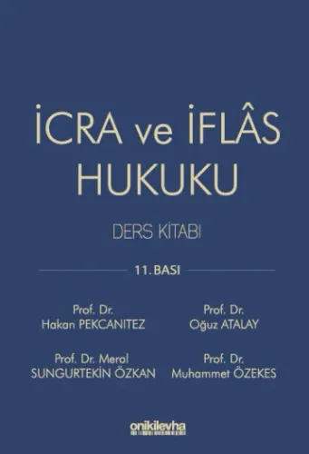 İCRA VE İFLAS HUKUKU DERS KİTABI