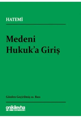 Medeni Hukuk'a Giriş