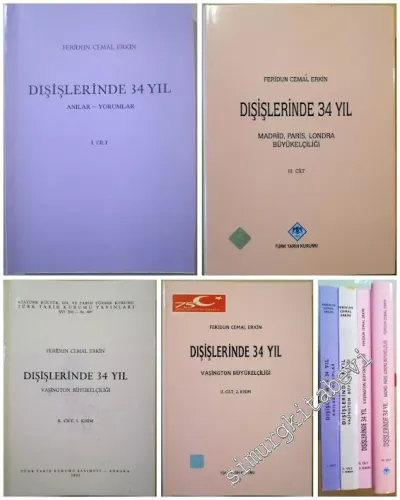 Dışişlerinde 34 Yıl: Anılar Yorumlar Vaşington Büyükelçiliği Madrid Paris Londra Büyükelçiliği 3 Cilt 4 Kitap TAKIM -        1986