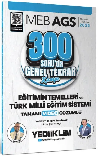 Yediiklim Yayınları 2025 MEB AGS Eğitimin Temelleri ve Türk Milli Eğit