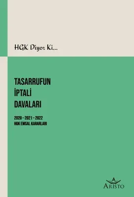 Tasarrufun İptali Davaları