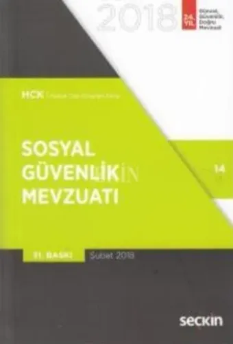 Hukuk Cep Kitapları Dizisi 14 Sosyal Güvenlik Mevzuatı