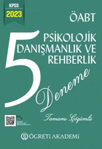 Öğreti Akademi 2025 ÖABT MEB-AGS Psikolojik Danışma ve Rehberlik 5 Deneme Çözümlü