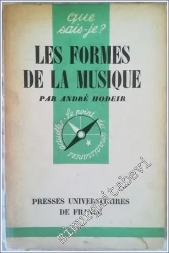 Que Sais - Je ? Les Formes de la Musique -        1960