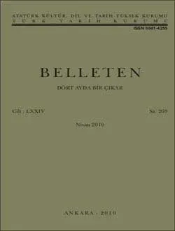 Belleten 269. Sayı