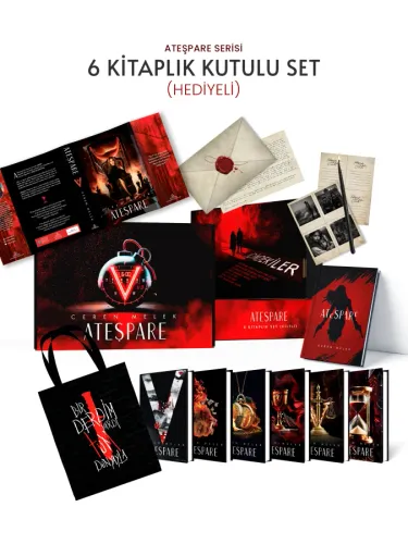 SET - ATEŞPARE SERİSİ (6 KİTAP) - CİLTLİ