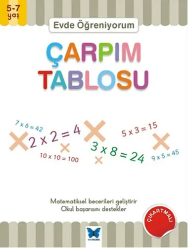 Evde Öğreniyorum - Çarpım Tablosu (5-7 Yaş)