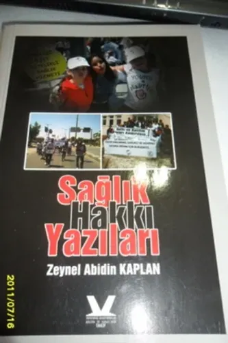 Sağlık Hakkı Yazıları Zeynel Abidin Kaplan