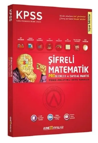 İvme TYT Şifreli Matematik Problemler ve Sayısal Mantık Video Anlatımlı Soru Bankası-YENİ