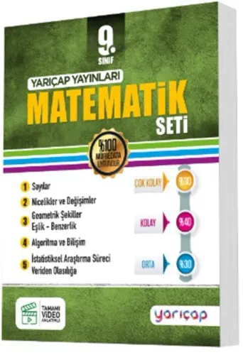 YARI ÇAP 09. SINIF SET MATEMATİK - 2025-26