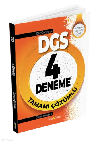 Tercih Akademi DGS Tamamı Çözümlü 4 Deneme