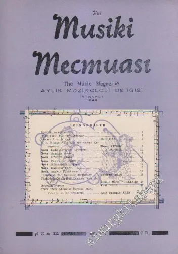 İleri Musiki Mecmuası Aylık Müzikoloji Dergisi  - Sayı: 232    20  Mart