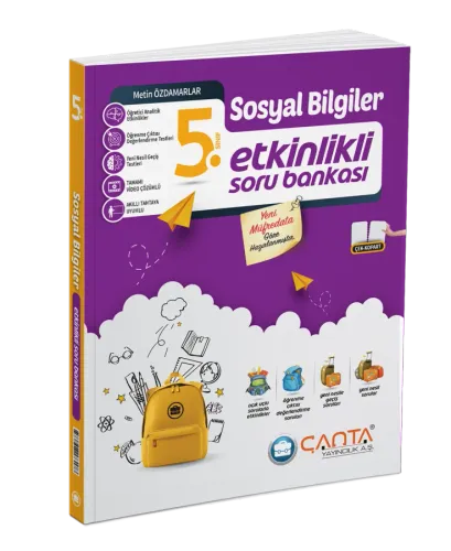 Çanta - 5.Sınıf Etkinlikli Kazanım Sosyal Bilgiler Soru Bankası