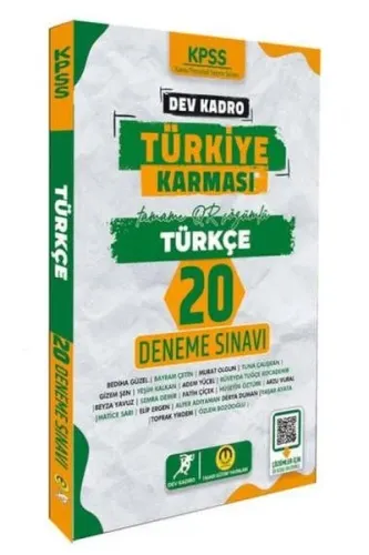 Tasarı Yayınları KPSS Türkiye Karması Türkçe 20 Deneme