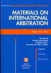 Materıals On Internatıonal Arbıtratıon