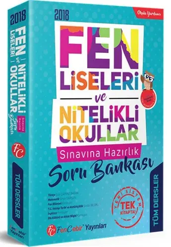 Fen Cebir Fen Liseleri ve Nitelikli Okullar Sınavına Hazırlık Tüm Dersler Soru Bankası 2018