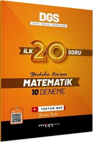 DGS Matematik İlk 20 Soru 10 Deneme Marka Yayınları