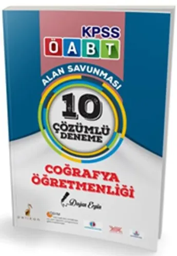 2017 ÖABT Coğrafya Öğretmenliği Alan Savunması 10 Çözümlü Deneme Doğan